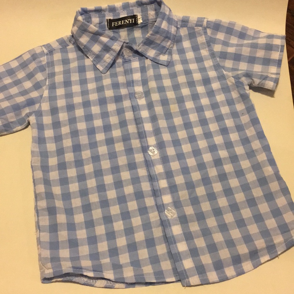 Boy's Blue Button Up Size 3
